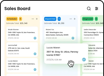 Job pipeline in Knockio