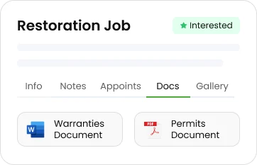 Work orders in Knockio