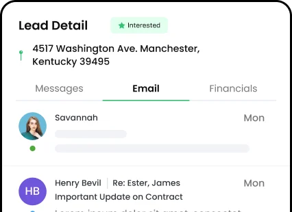 Lead management in Knockio